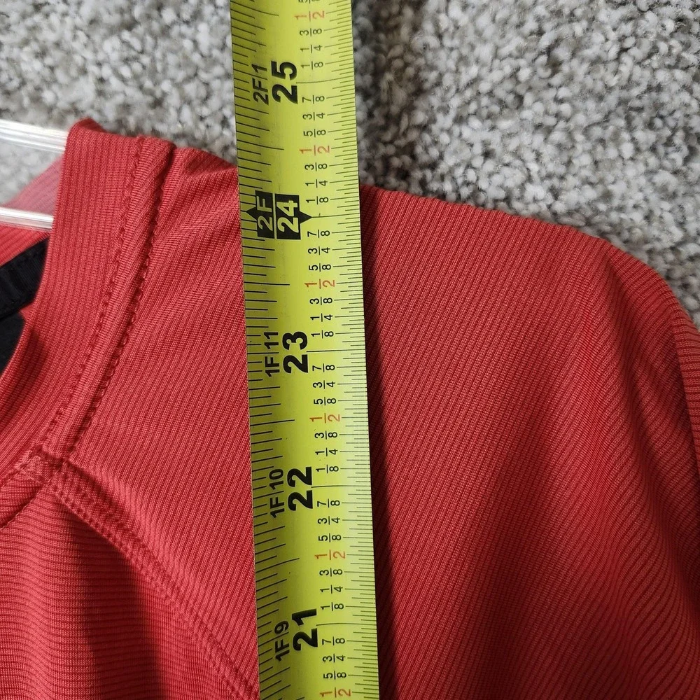 The North Face Shirt Mens Small Red FlashDry Short Sleeve Running Athletic Top